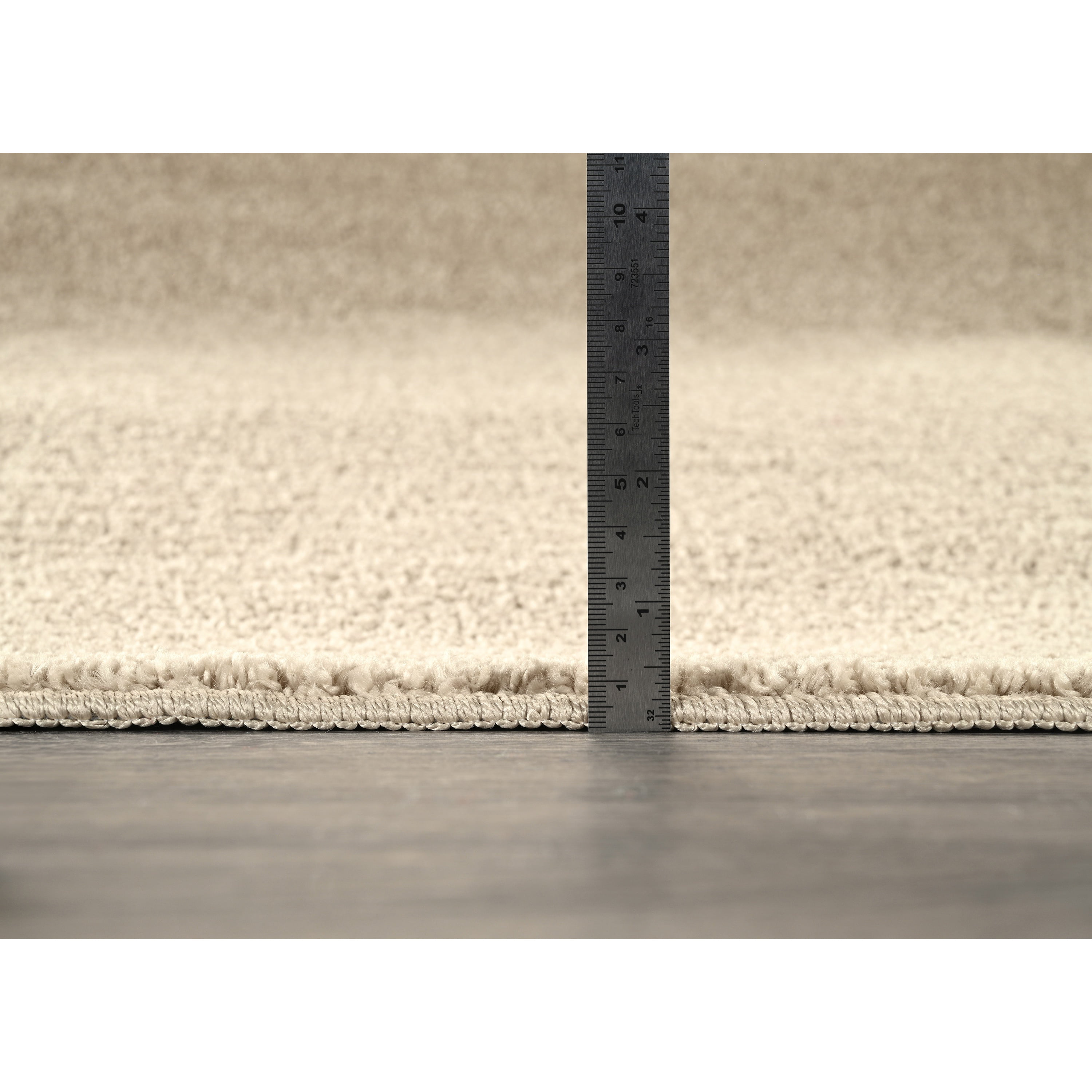 Garland Rug Palmer Plush Washable Champagne Indoor Area Rug, 3' x 5'