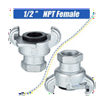 4 Sets 1/2inch NPT Iron Air Hose Fitting 2 Lug Universal Coupling ...