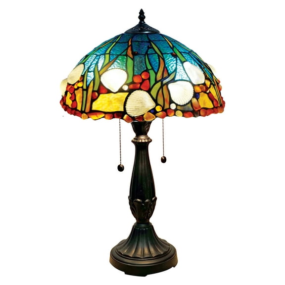 Dale Tiffany Fieldstone Coral Sea Table Lamp