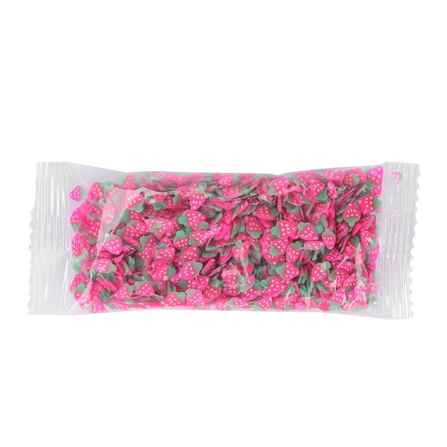 Accesorios de decoración de Rodajas de Arcilla Polimérica para decoración de uñas en forma de fruta, 10 g/paquete para manicura diy