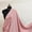 Blush Pink, variant on Black 100% Polyester Poplin Fabric by the Yard, 60 Inch Wide Wrinkle-Resistant Medium Weight Material for Apparel, Tablecloths, Crafts and Curtains- Valentina Textiles Inc. (1/2 Yard)