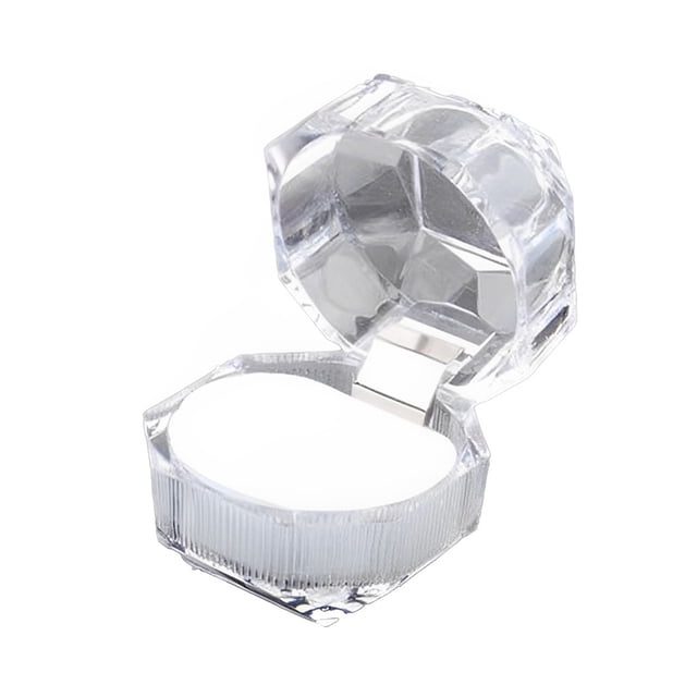 Sonducket Caja de joyería de 20 piezas, cajas de almacenamiento transparentes resistentes, resistente al agua, soporte práctico, accesorio, Ropa, zapatos y accesorios Miscelánea Blanco