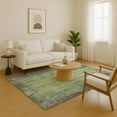 thumbnail image 7 of Addison Rugs Mayfield Premium Machine Washable Transitional Floral Aloe Rectangle Rug, 8' x 10', 7 of 7
