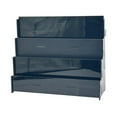 thumbnail image 3 of HILABEE Sports Card Shelf Holder Shop Dorm Retail Table 3 Tier Acrylic Display Stand Black, 3 of 9