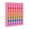 thumbnail image 2 of Stupell Industries Contemporary Rainbow Candy Bears on Pink Canvas Art, 16 x 20, by LISH Creative, 2 of 8