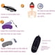 thumbnail image 5 of Almohadilla térmica para ojos, antifaz calefactora, antifaz para dormir USB eléctrica, antifaz de vapor USB, control de tiempo y temperatura para dormir, morado, 5 of 5