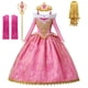 thumbnail image 1 of Disney-vestido de princesa Aurora para niñas, ropa de fiesta de manga larga con hombros descubiertos, Cosplay de Bella Durmiente, regalo de Navidad, 3-12 años Fivean unisex, 1 of 2