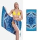 thumbnail image 5 of Wmhnj Toalla de playa de microfibra de secado rpido y sin arena, de 140 x 75 cm, compacta y ligera, ideal para camping, gimnasio, yoga, piscina y deportes., 5 of 9