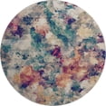 thumbnail image 2 of Addison Rugs Mayfield Premium Machine Washable Transitional Abstract Putty Round Rug, 8' x 8', 2 of 6
