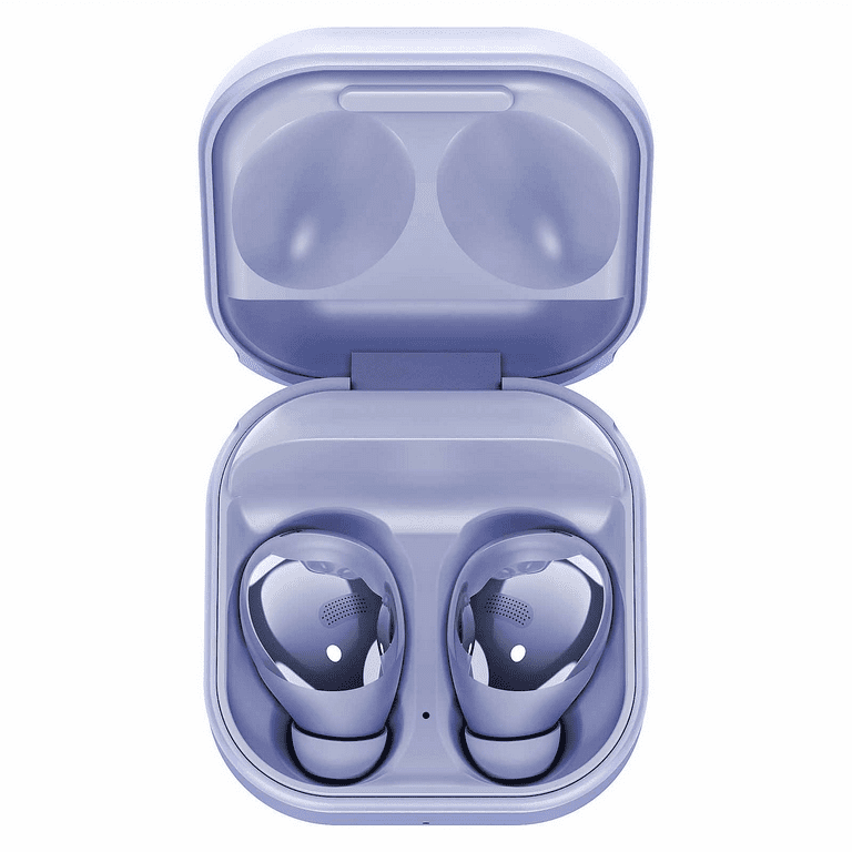UrbanX Street Buds Pro True Bluetooth Wireless Earbuds For LG K8 2017 With Active Noise Cancelling Wireless Charging Case Included Purple