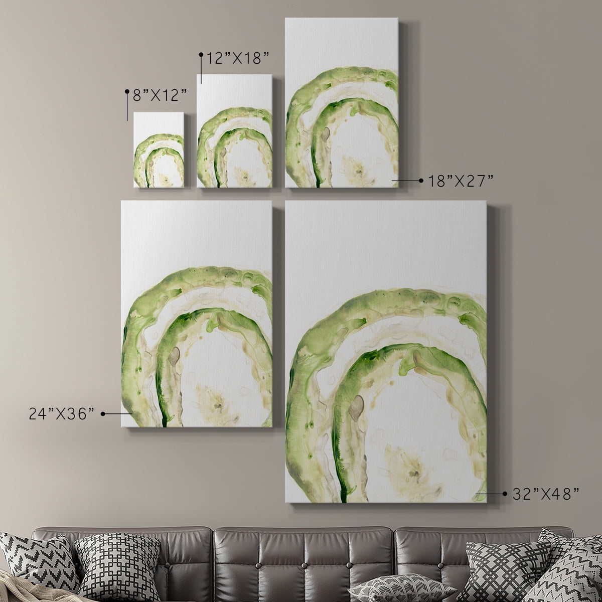 Lichen Halo IV Premium Gallery Wrapped Canvas - Ready to Hang