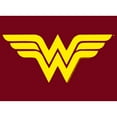 thumbnail image 2 of Junior's Justice League Classic Logo  Racerback Tank Top Scarlet X Small, 2 of 4