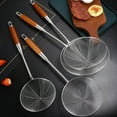 thumbnail image 3 of Grandest Birch Long Handle Skimmer Scoop Ergonomic Design Stainless Steel Portable Cooking Strainer Spoon Household Supplies, 3 of 8