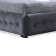 thumbnail image 3 of Margaret Upholstered Queen Platform Bed in Gray, 3 of 4