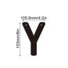 thumbnail image 5 of Tumotour Three-dimensional Iron Art Number Letters House Number Screw Home House Number Sign, 5 of 5