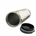 thumbnail image 2 of Birds Travel Mug, Harts in Cork Lid Jars, Steel Thermal Cup, 16 oz, by Ambesonne, 2 of 2