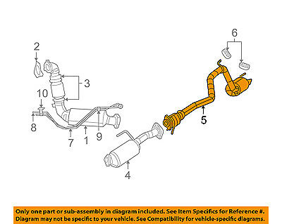 Jeep CHRYSLER OEM 08-09 Grand Cherokee 3.0L-V6-Muffler 68001234AD ...