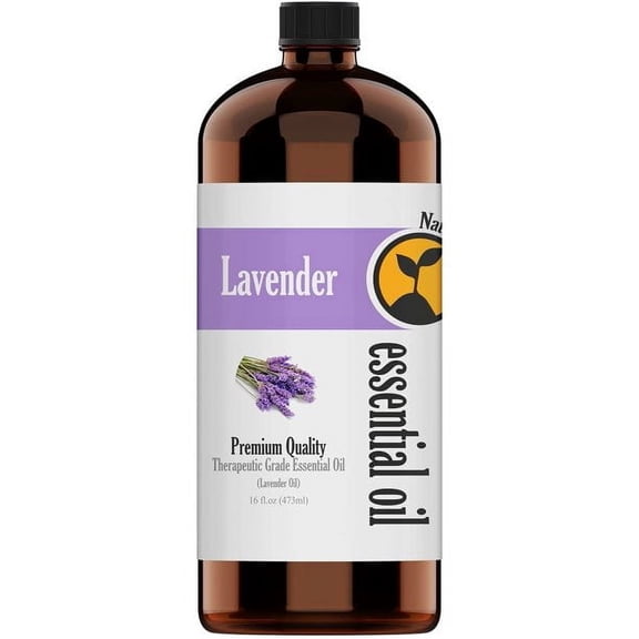 16oz - Bulk Size Lavender Essential Oil (16 Ounce Total) - Therapeutic Grade Essential Oil - 16 Fl Oz Bottle
