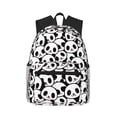 thumbnail image 1 of Disketp Cute Panda Mochila Ligera Clásica con Múltiples Bolsillos, Mochila Casual para Hombre y Mujer, Ideal para Escuela, Trabajo y Viajes, 1 of 6