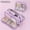 Purple, variant on Japanese Korean Style Pencil Case, Usavan Multi-Layer Cloth Teen Stationery Storage Box, Durable Organized Pen Container for Office Supplies