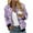 Purple, variant on Ailaofu Bomber Jackets for Women Spring Fashion Cute Jacquard Coats Lightweight Zip Up Jackets Dressy Casua