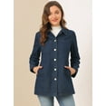 thumbnail image 4 of Chaqueta Vaquera Holgada Allegra K Azul oscuro S, 4 of 6