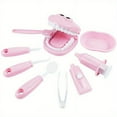 thumbnail image 2 of CHUANK 9pcs Dentist Check Tooth Model Set  Youngsters Dentist Kit Pretend Educational Role-Playing Learning Toy Set for Boys Girls, 2 of 6