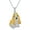 Basset Hound, variant on S925 Sterling Silver Dog Pendant Necklaces - 24 Breeds Corgi/Husky/Labrador/Shepherd for Women
