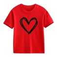 thumbnail image 4 of LWNYDPLSD Girls Tops Easter T Shirts for Kids Shirts Teens Girls Basketball Shirts Girls 6t Clothes Cute Clothes Baby Girl Clothes 12 to 18 Month Girl, Red 2-3 Years, 4 of 8