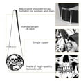 thumbnail image 3 of ERJLKXP Retro Sugar Skull Small Crossbody Bags for Women,Casual Travel Sling Bag,Over the Shoulder Cross Body Purses, 3 of 6