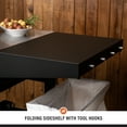 thumbnail image 6 of Blackstone Original Series 28" Serve and Store Prep Grill Cart in Black, 6 of 15
