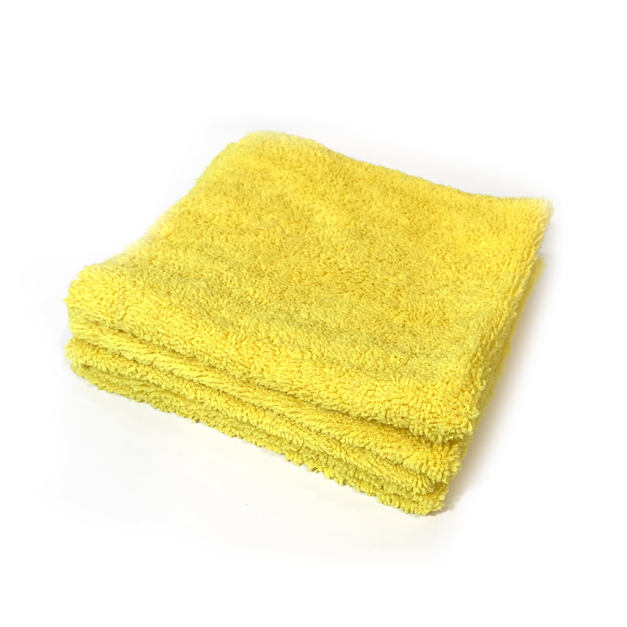 Auto Drive Microfiber Multi-Purpose Cleaning Towels 4 Pack, Yellow