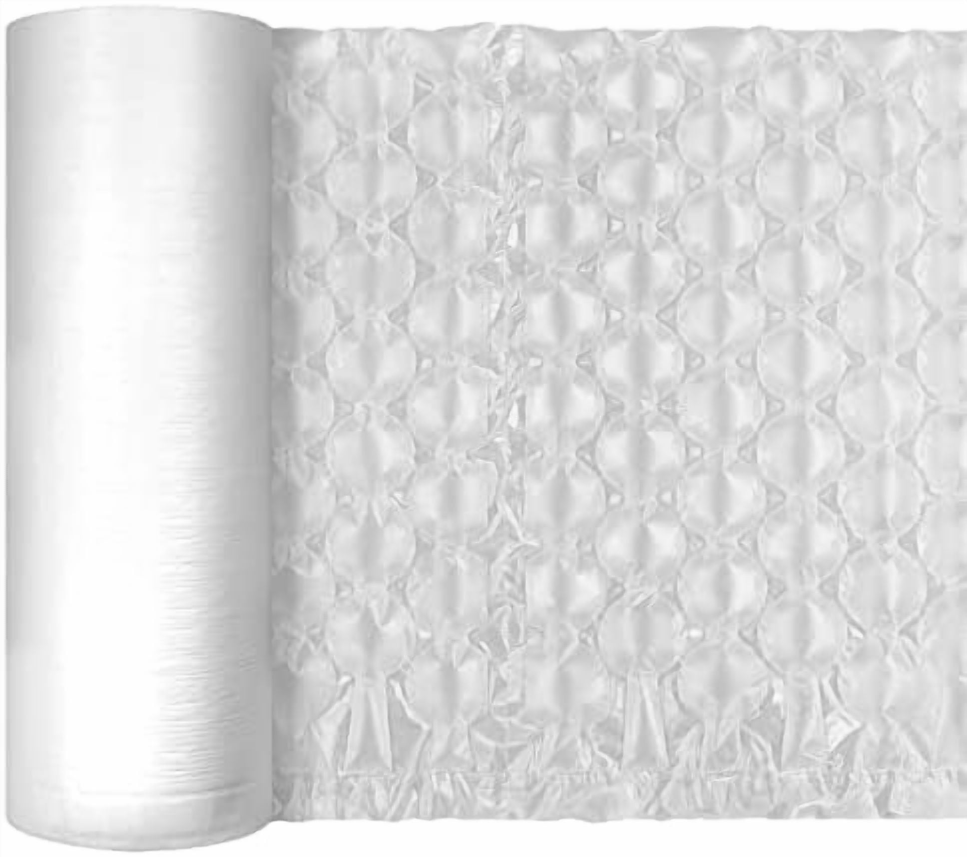 RHBLME 15.8 Inch Wide x 984 Feet Length Moving Bubble Shipping Wrap Roll, 300M Long Air Cushion Packing Inflatable Large Bubble Shipping Wrap for Moving Packing Mailing (Need Machine Inflate)
