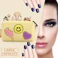 thumbnail image 4 of Parche con letras de chenilla Preppy Chunful Preppy para bolsa de maquillaje, 9 unidades, 4 of 6