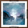 thumbnail image 5 of Art.com Still Water Art Print by Doris Charest, Brown Frame Wall Art, 21" x 21", 5 of 5