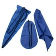 thumbnail image 3 of OULII 3pcs Saxophone Cleaning Cloth Blue Flannel Fingerprint Removal for Musical Performance Preparation, 3 of 8