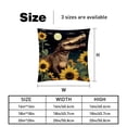 thumbnail image 5 of Crocodile Pillow Covers Sets - Decorative Pillows for Bed and Couch - Unique Patterns - Available in 16x16, 18x18, and 20x20 Inches - Set of 2 for Any Occasion, 5 of 6