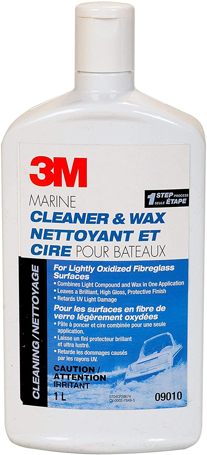 3M(TM) Marine Cleaner and Wax, 09010, 32 oz, 6 per case