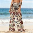 thumbnail image 7 of Turilly Cover Up Pants for Swimwear Women Chiffon Lightweight Sun Protection Beach Pants Cover Pants Wide Leg Solid Pants, 7 of 7