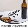 thumbnail image 3 of HAMPPLIES Portabotellas De Vino De Hierro Negro Para Encimera Con Moderno Y Resistente, 3 of 8