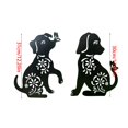 thumbnail image 5 of JZROCKER 1/2Pcs Metal Dog Garden Decors Garden Decors Sculpture Metal Dog, 5 of 10