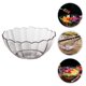 thumbnail image 3 of Tazón de fruta de acrílico Tazón de ensalada decorativo Tazón de postre de usos múltiples Tazón de comida delicada Tazón de servir de fruta, 3 of 6