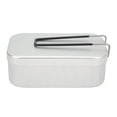 thumbnail image 2 of Lunch Box Steaming Rack Combo Set, Multipurpose Portable Heat Insulation Foldable Handle Camping Bento Box Aluminum Alloy  For Picnic For Fishing, 2 of 8