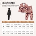 thumbnail image 4 of Hirioo Retro Bow for Women's Pajama Sets 2 Piece Pjs Women's Long-Sleeved Pajama Set Button Down Sleepwear,S-XXL-Large, 4 of 7
