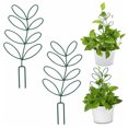 thumbnail image 2 of Leaf Shaped Vine Support Bracket – Potted Plant Climbing Trellis for Indoor & Outdoor, 2 of 7