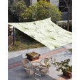 thumbnail image 3 of Sun Shade Sail 8'x10' Sage Green Flower Rectangle Sun Shade Sails Canopy Waterproof Floral Leaves Branch Outdoor Sunshades Sand UV Block Cover Shades Cloth for Patio Backyard Garden Deck Porch Lawn, 3 of 9