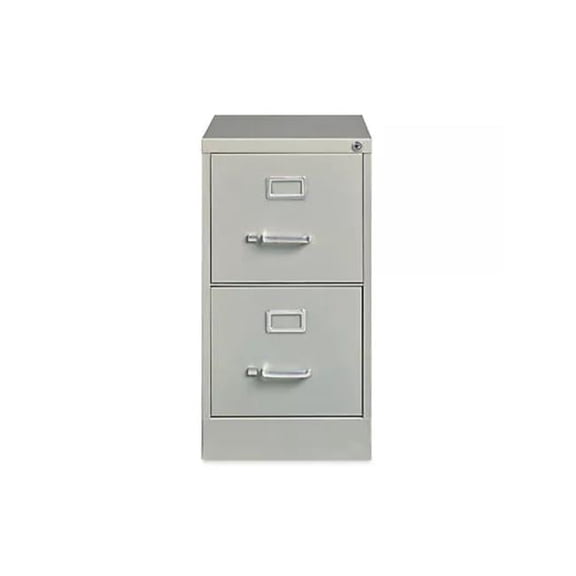 Alera ALEHVF152229LG 2 Drawer Economy Vertical File - Letter-Size File Drawers - Light Gray