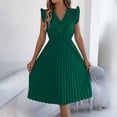 NXMZXB Women's Summer Maxi Dresses Elegant Lace Crochet Eyelet Trim V ...