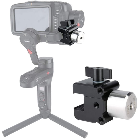NICEYRIG Gimbal Counter Weight Clamp for DJI Ronin S SC, Zhiyun Weebill Lab/Crane 2 V2 Plus 3 & 1 PC Counterweight -