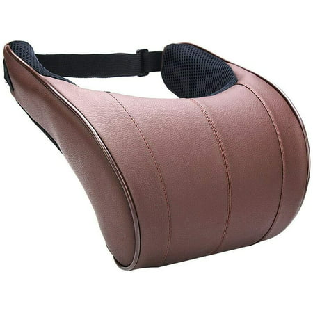 Car Pillow for Driving Seat with Adjustable Strap, Balanced Softness Memory Foam Neck Pillow Car Seat Designed to Relieve Neck Pain and Muscle Tension - image 1 of 4